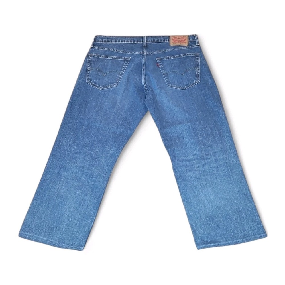 Levi's Denim Jeans 559 34x30 Straight Fit Medium Wash Zip Mid Rise Cotton